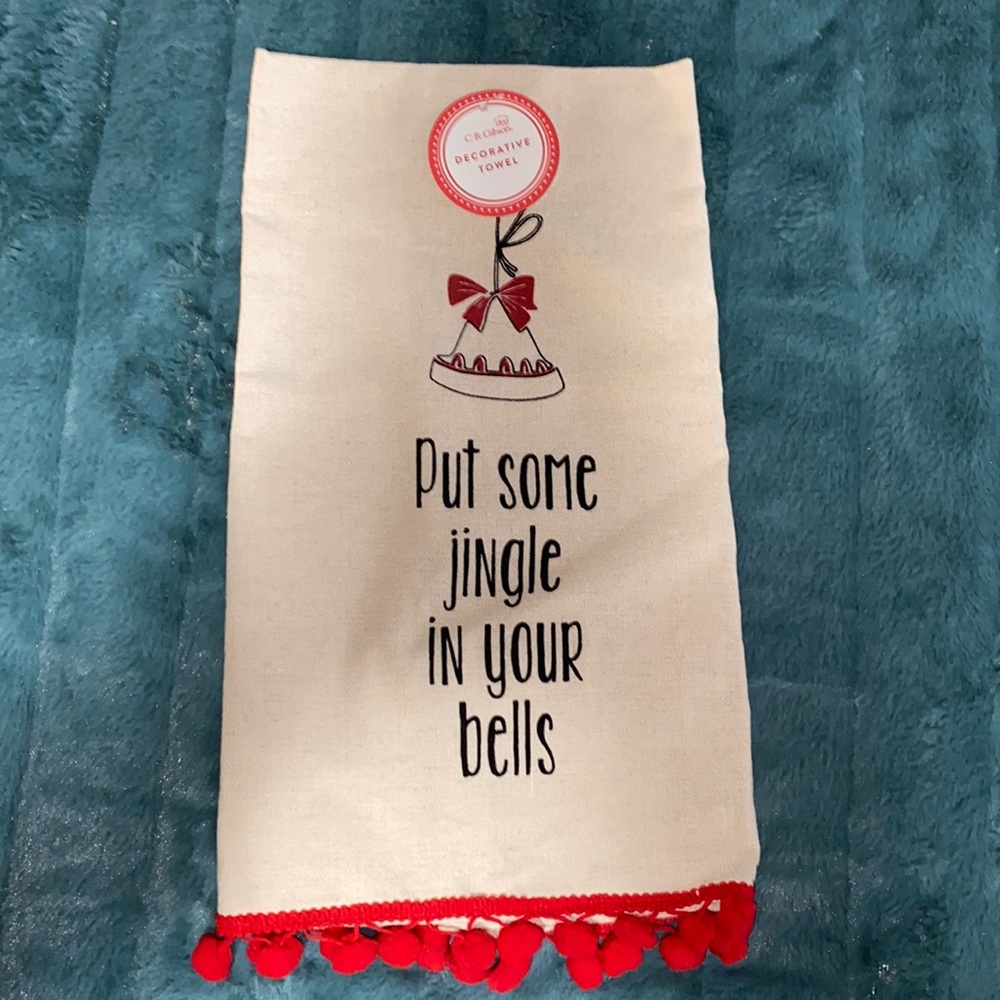 🆕CR Gibson potato sack holiday towel